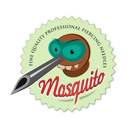 Mosquito fine quality professional piercing needles badge
