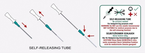 Mosquito self-releasing tube diagram